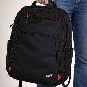 Lenovo ThinkPad Laptop Backpack Black Red Business Travel Bag